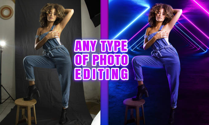 I will do any photo editing manipulations, image editing, photoshop