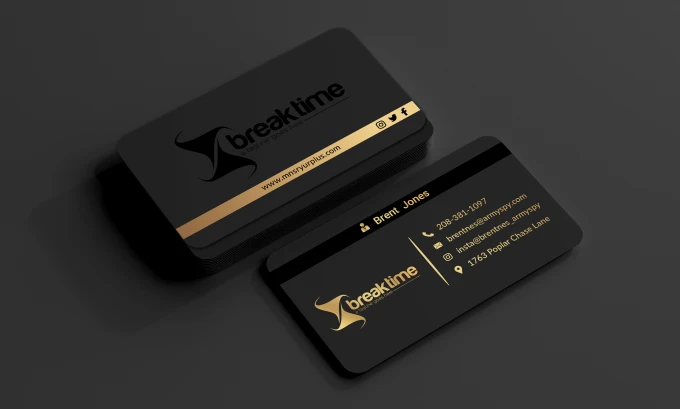 I will do luxury, modern, minimalist, uv business card and logo design